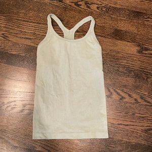 Lululemon Ebb to Street Tank Top Light Green Sz 6